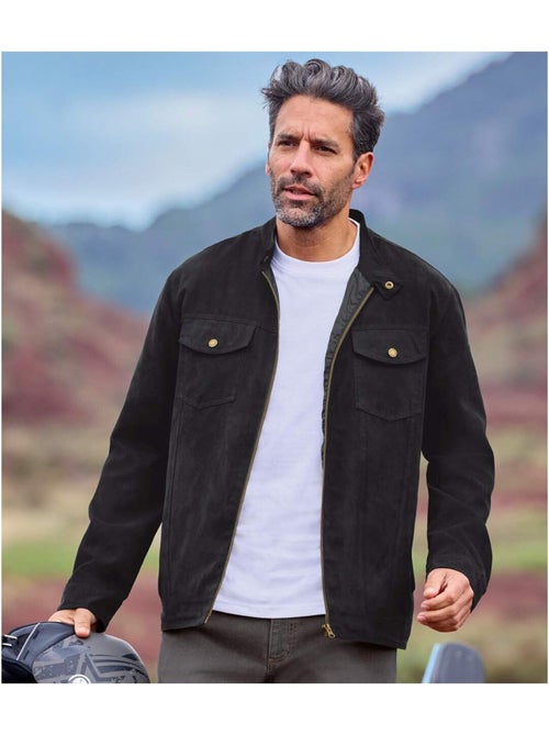 Blouson suédine arizona - atlas for men - Kiabi Blouson suédine arizona - atlas for men - Kiabi
