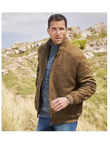 Blouson Suédine Doublé Polaire - ATLAS FOR MEN