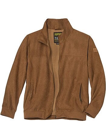 Blouson suédine doublé polaire - atlas for men