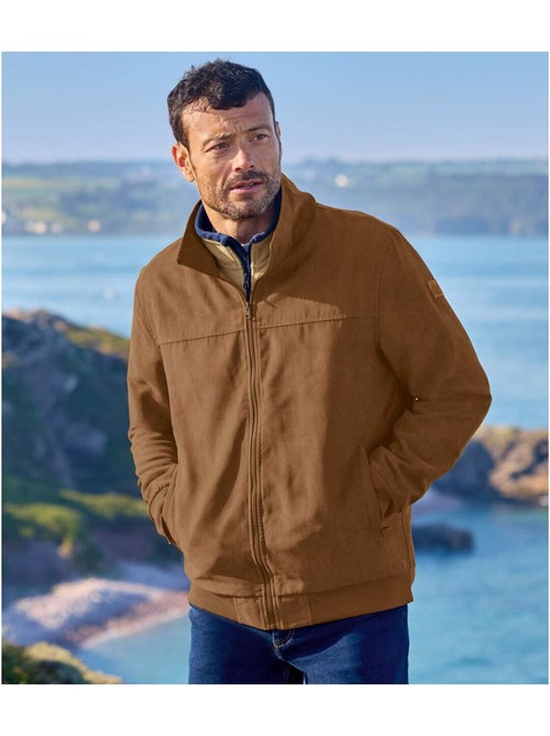 Blouson suédine doublé polaire   - atlas for men - Kiabi