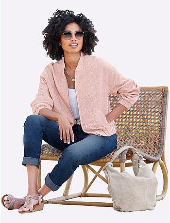 Blouson Superbe Bouclé - Taille Standard - Helline