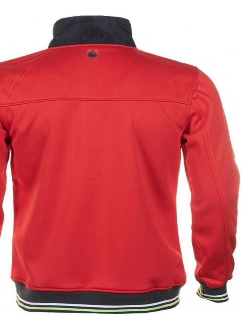 Blouson sweat   CELO - VENT DU CAP Rouge - Kiabi