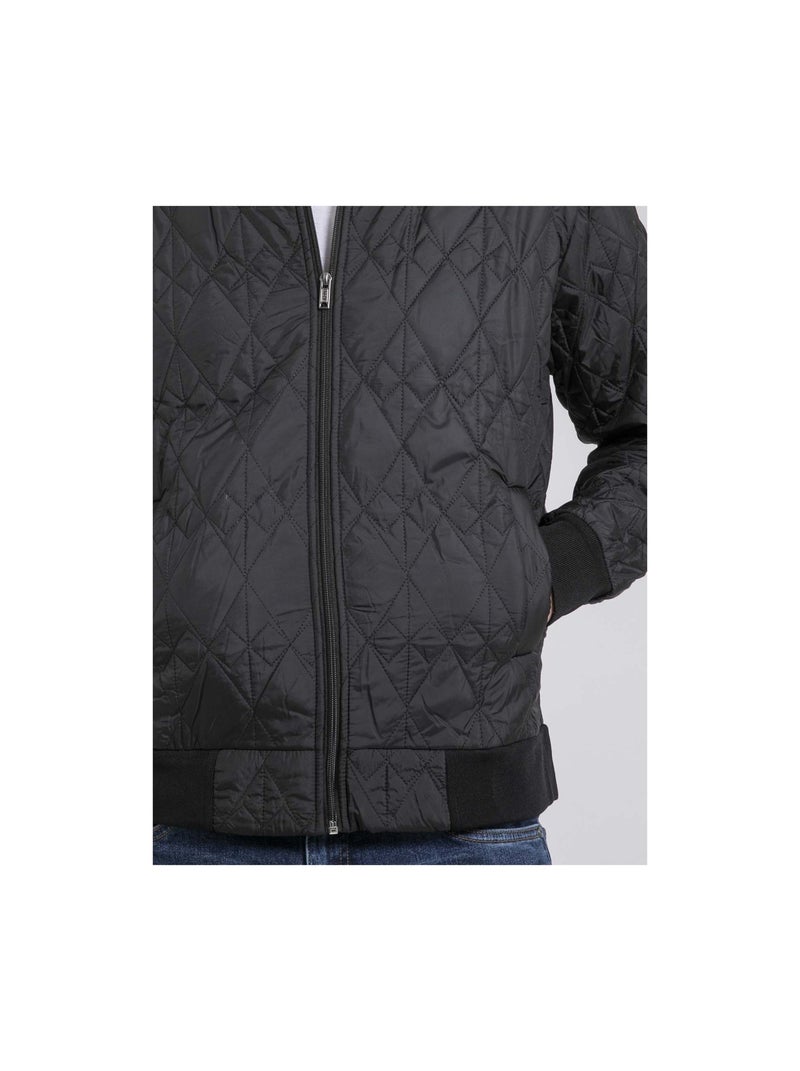 Blouson teddy doublé polaire ZURUDIX Noir - Kiabi