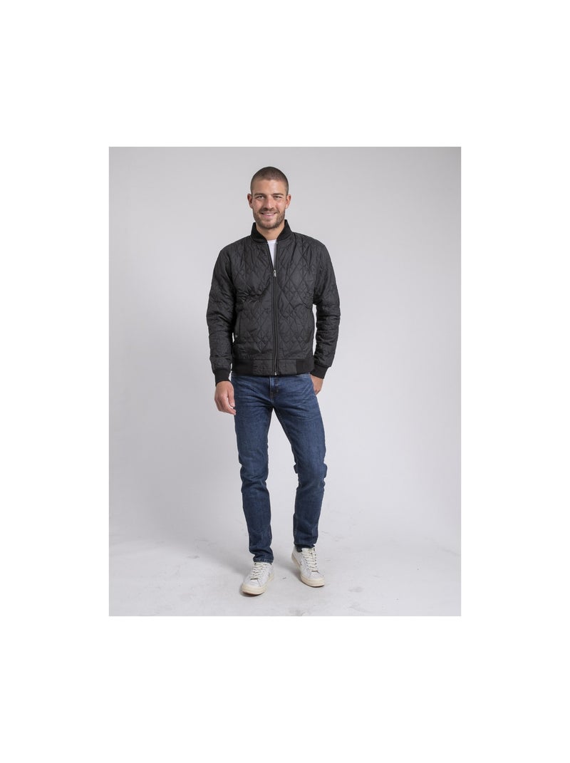 Blouson teddy doublé polaire ZURUDIX Noir - Kiabi