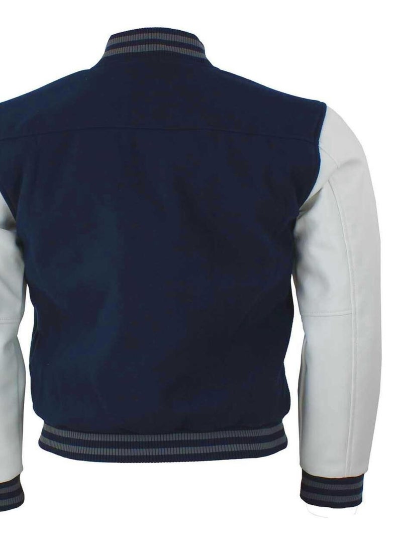 Blouson teddy garçon ECORTY - SRK Bleu marine - Kiabi