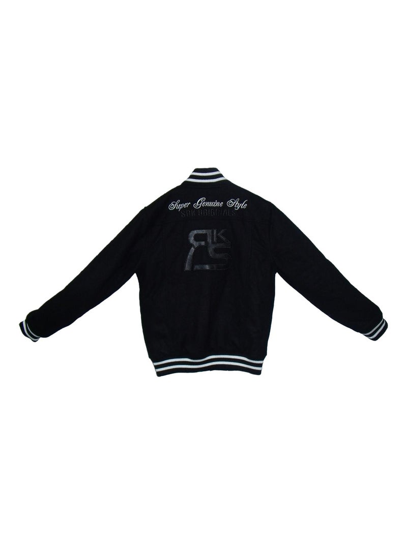 Blouson Teddy  garçon ECOTEDY - SRK Noir Noir - Kiabi