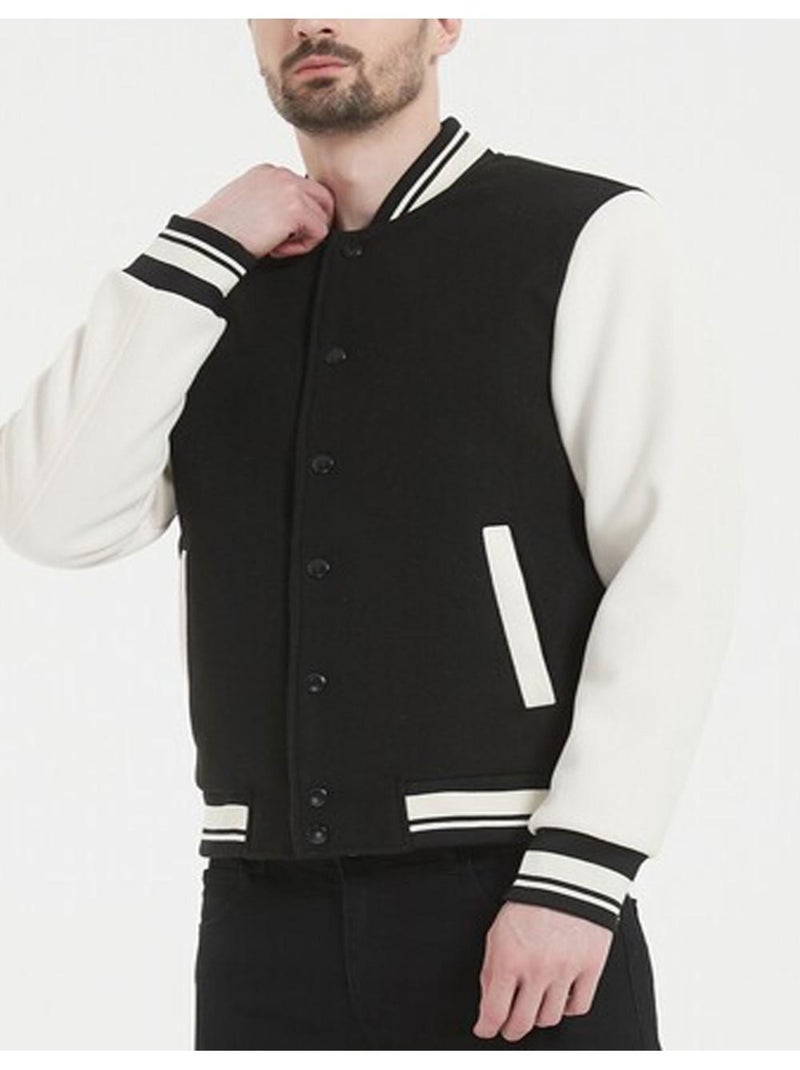 Blouson Teddy Kebello Noir Noir - Kiabi