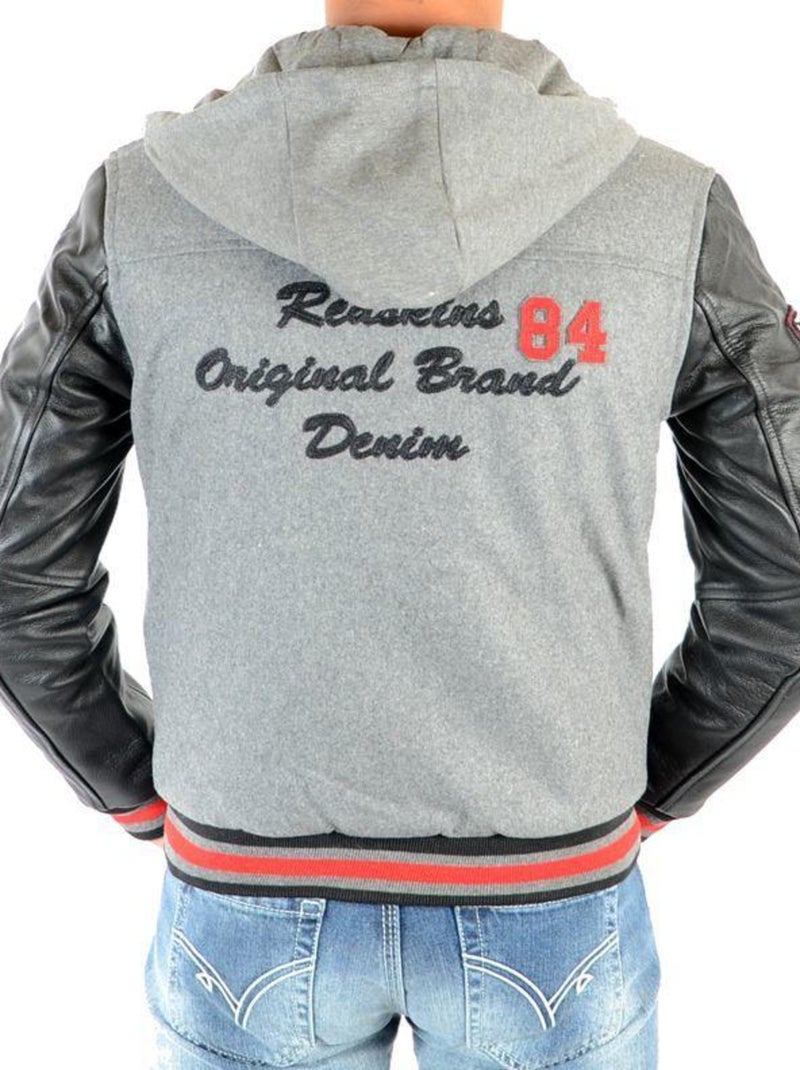 Blouson Teddy Redskins Junior New Carty Noir - Kiabi