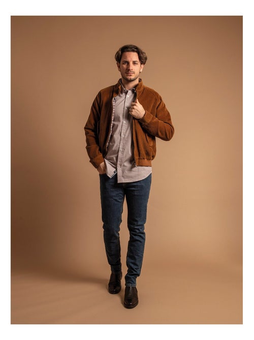Blouson teddy velours ZELGIN - Kiabi