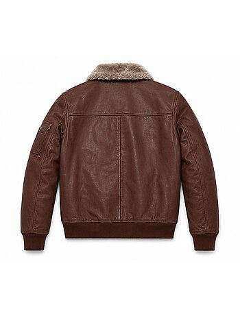 Blouson texaco fender pain brulé redskins