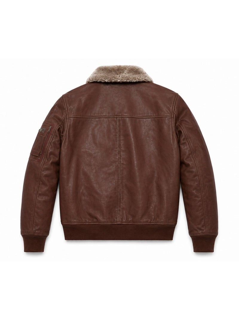 Blouson texaco fender pain brulé redskins Marron - Kiabi
