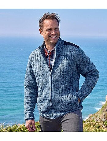 Blouson tricot doublé polaire - atlas for men