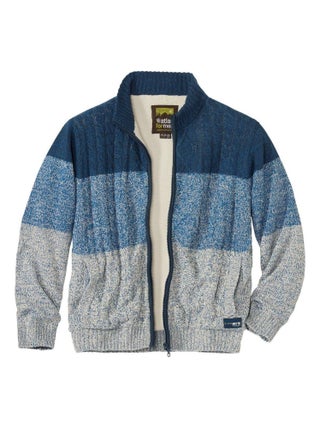 Blouson Tricot Doublé Sherpa Mountain  - Atlas For Men