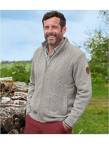 Blouson Tricot Doublé Sherpa Oudoor - ATLAS FOR MEN