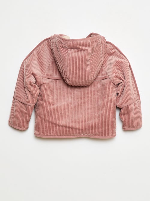 Blouson velours côtelé - Kiabi