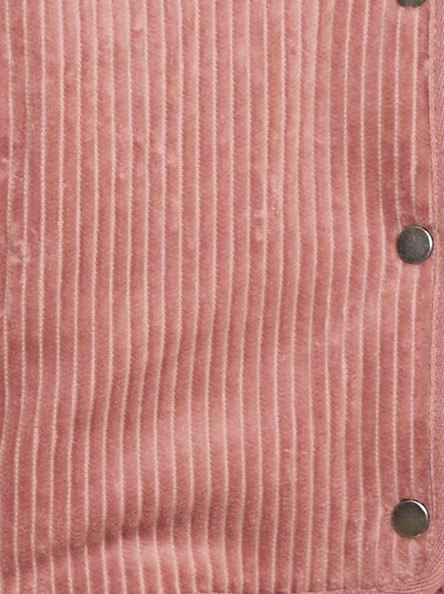 Blouson velours côtelé - Kiabi