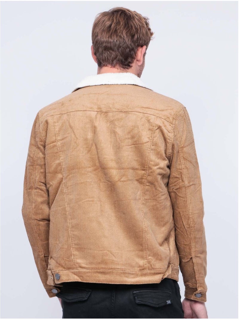 Blouson velours ZUCKY Marron glacé - Kiabi