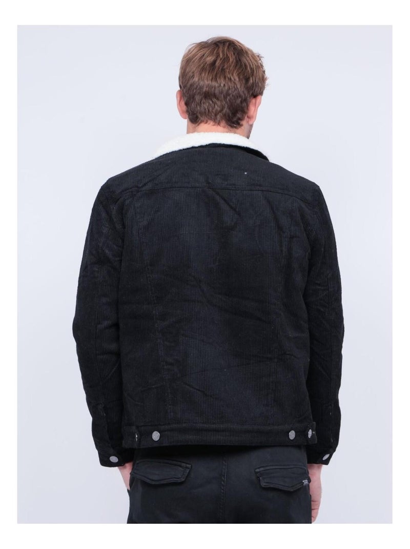 Blouson velours ZUCKY Noir - Kiabi