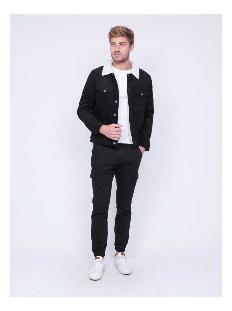 Blouson velours ZUCKY Noir - Kiabi