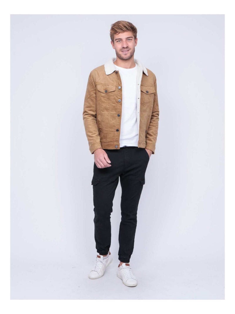 Blouson velours ZUCKY Noir - Kiabi