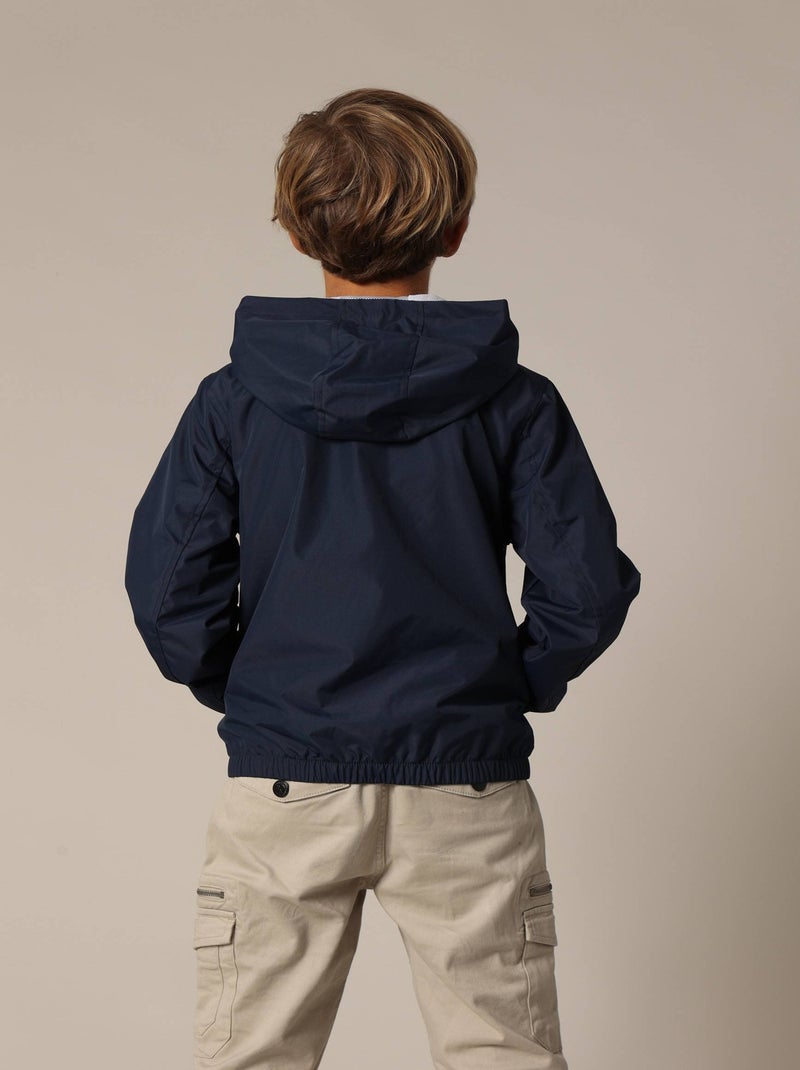 Blouson Veste style sportswear 'Deeluxe' Bleu marine - Kiabi