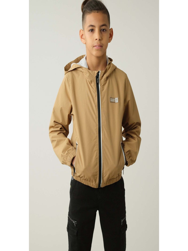 Blouson Veste style sportswear 'Deeluxe' Marron caramel - Kiabi