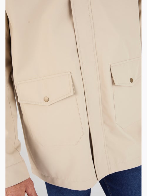 Blouson zippé col velours - Damart - Kiabi