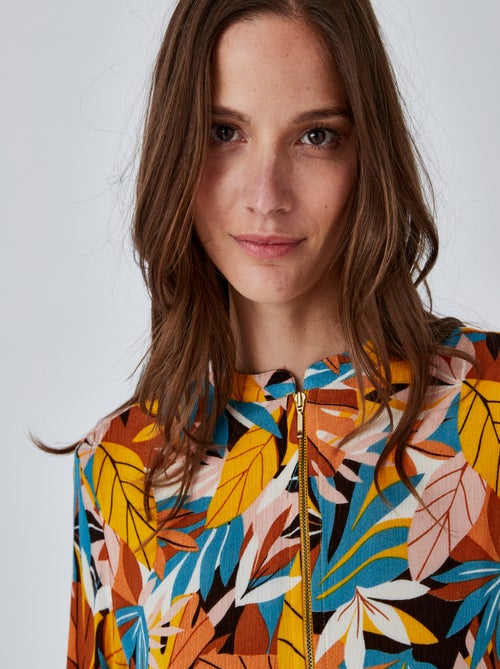 Blouson zippé imprimé - damart - Kiabi Blouson zippé imprimé - damart - Kiabi