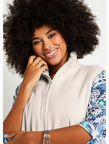 Blouson zippé sans manches polaire - Afibel