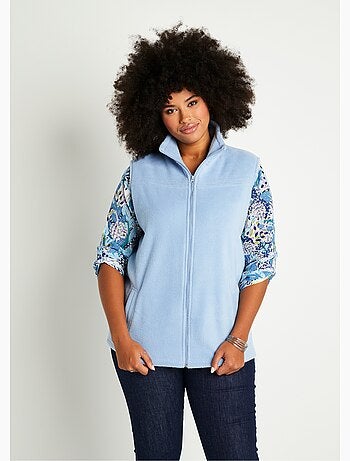 Blouson zippé sans manches polaire - Afibel