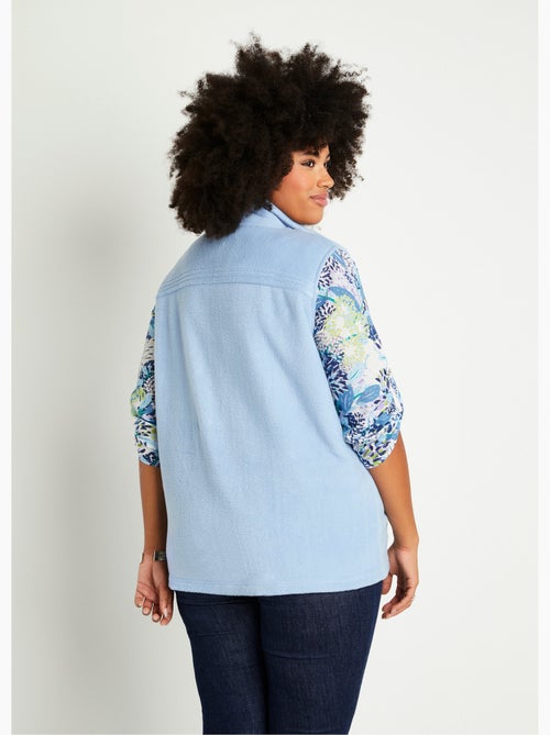 Blouson zippé sans manches polaire - Afibel - Kiabi