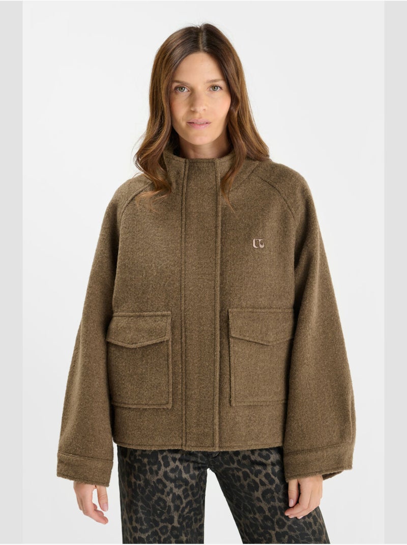 Blouson ZOE 'Le Temps Des Cerises' Kaki - Kiabi