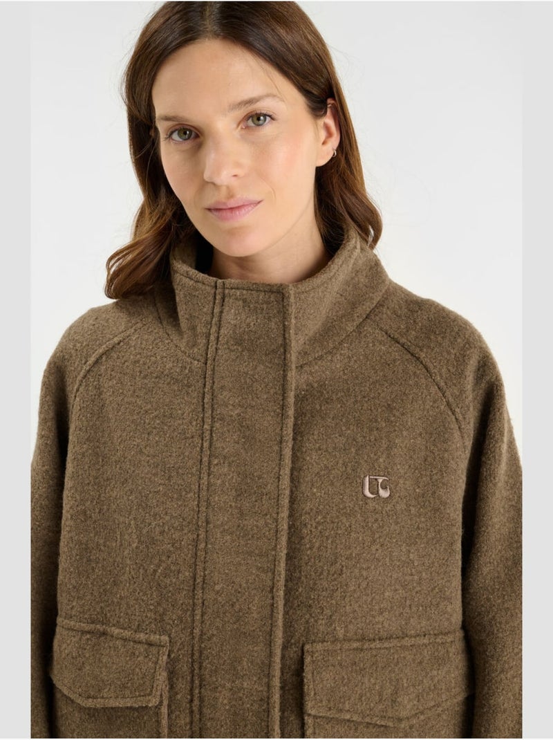 Blouson ZOE 'Le Temps Des Cerises' Kaki - Kiabi