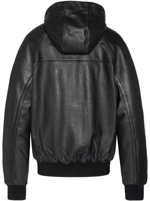 Blousons Homme Schott Cuir Capuche - Kiabi