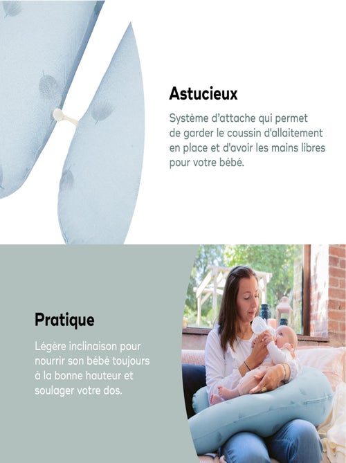 B.Love Coussin de grossesse Wind Bleu 'doomoo' - Kiabi