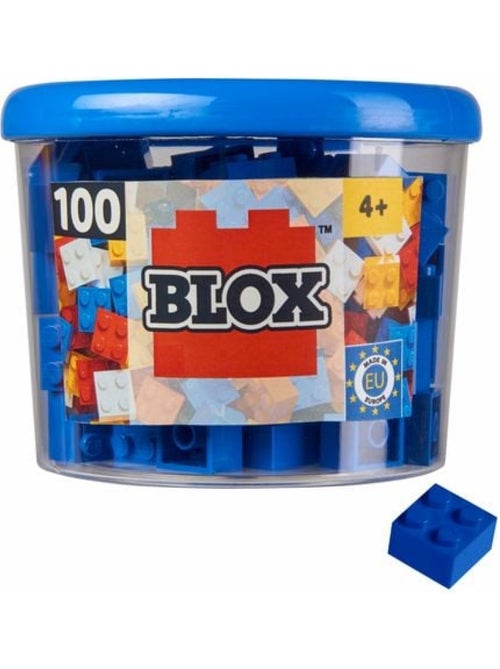 Blox 100 : 4 briques bleues dans une boîte - Kiabi