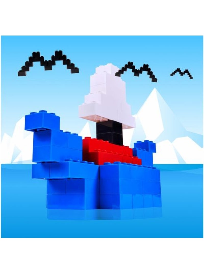 Blox 100 : 4 briques bleues dans une boîte N/A - Kiabi
