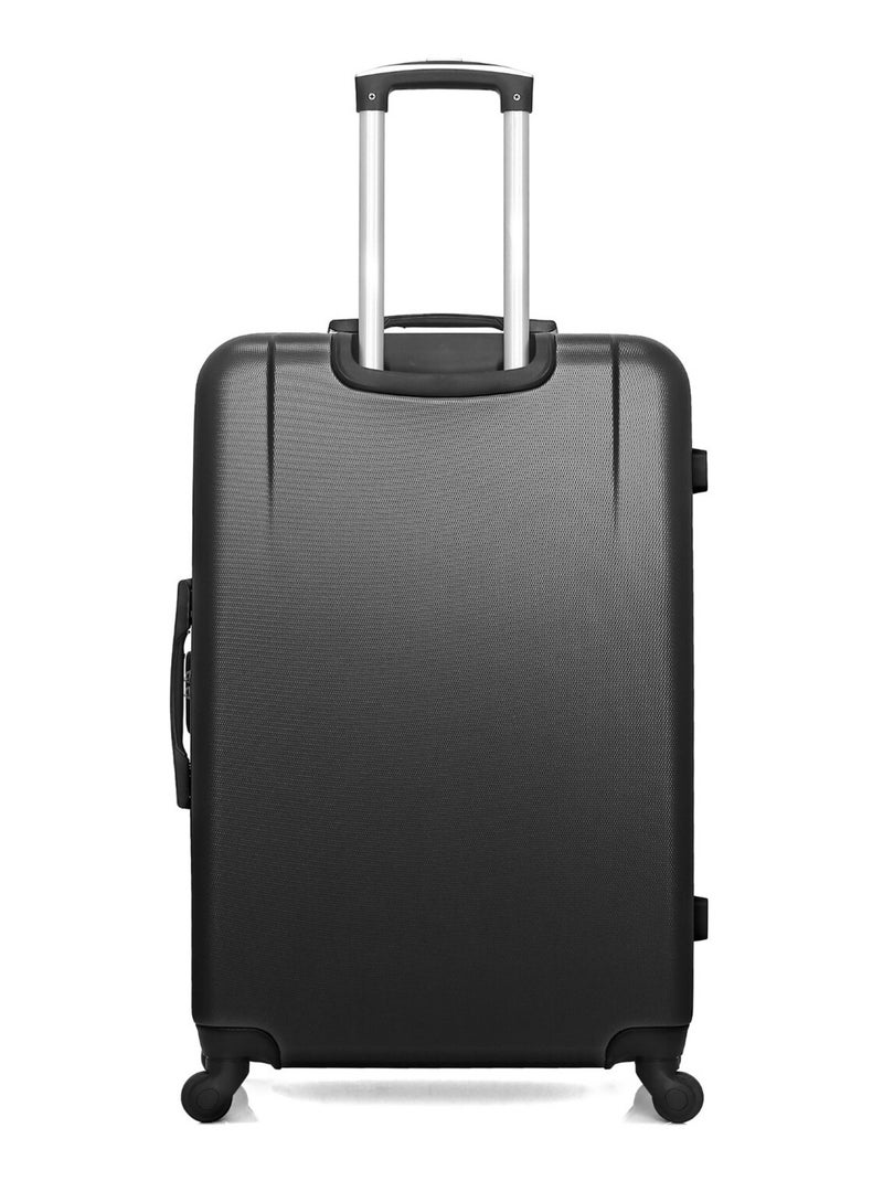 BLUESTAR - Lot de 2 - Valise grand format et valise weekend MIAMI Noir - Kiabi