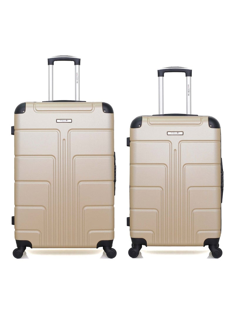 BLUESTAR - Lot de 2 - Valise grand format et valise weekend OTTAWA Beige - Kiabi