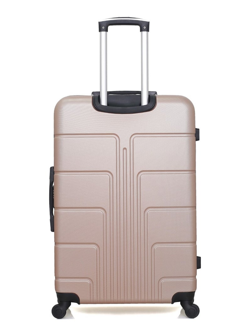 BLUESTAR - Lot de 2 - Valise grand format et valise weekend OTTAWA Rose Métal - Kiabi