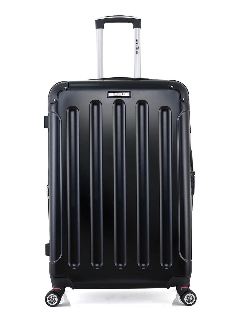 BLUESTAR - Lot de 2 - Valise grand format et valise weekend TUNIS Noir - Kiabi