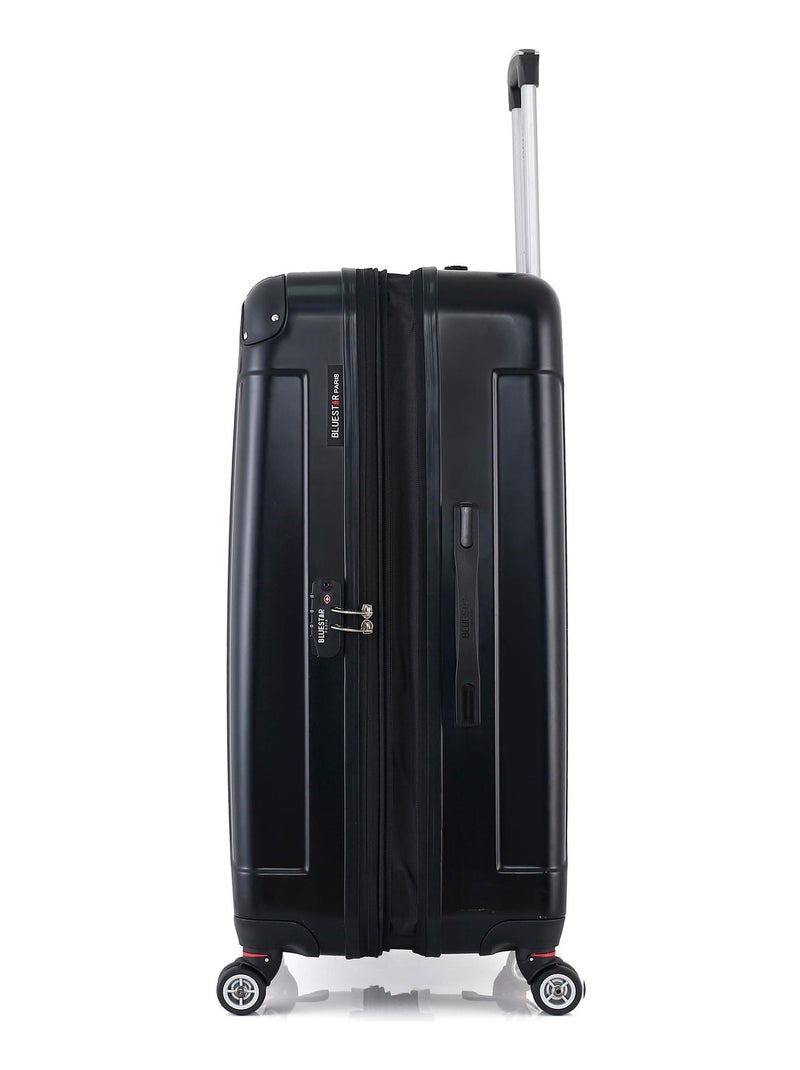 BLUESTAR - Lot de 2 - Valise grand format et valise weekend TUNIS Noir - Kiabi