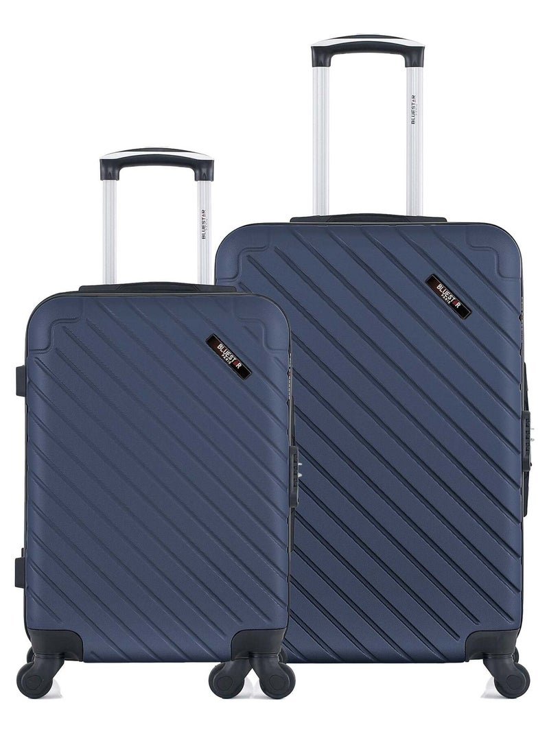 BLUESTAR - Lot de 2 - Valise weekend et valise cabine CITE Bleu marine - Kiabi