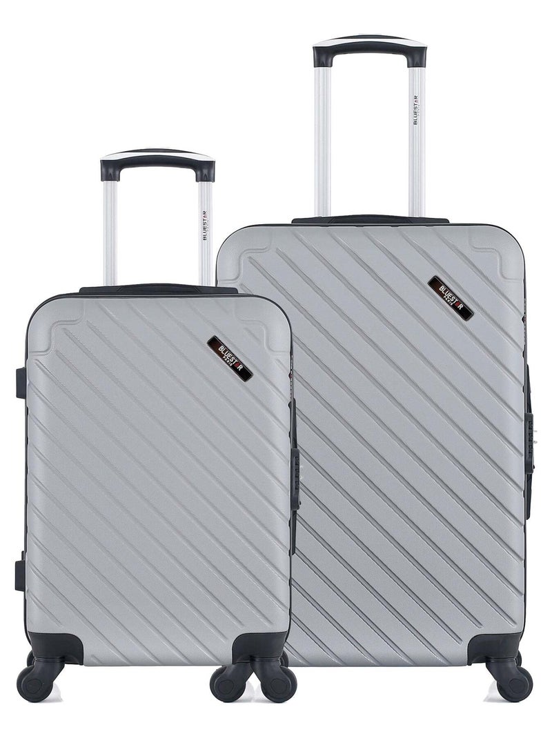 BLUESTAR - Lot de 2 - Valise weekend et valise cabine CITE Gris - Kiabi