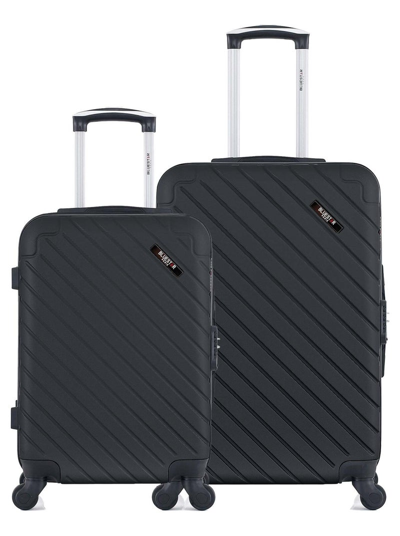 BLUESTAR - Lot de 2 - Valise weekend et valise cabine CITE Noir - Kiabi