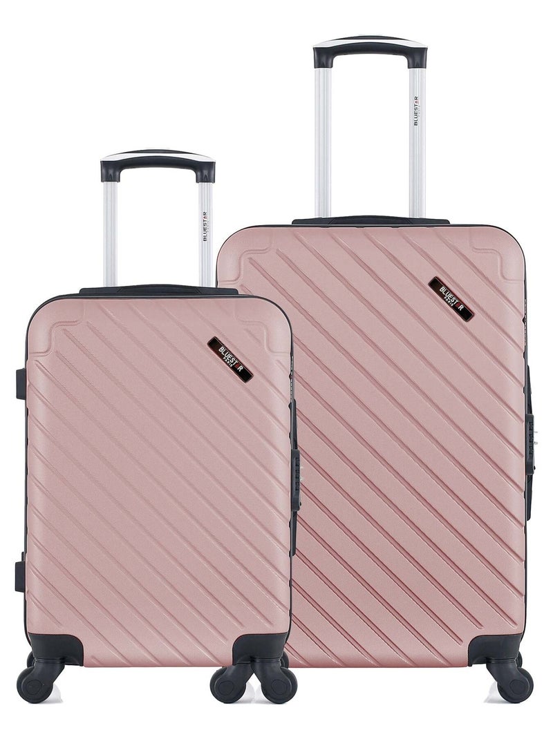 BLUESTAR - Lot de 2 - Valise weekend et valise cabine CITE Rose clair - Kiabi