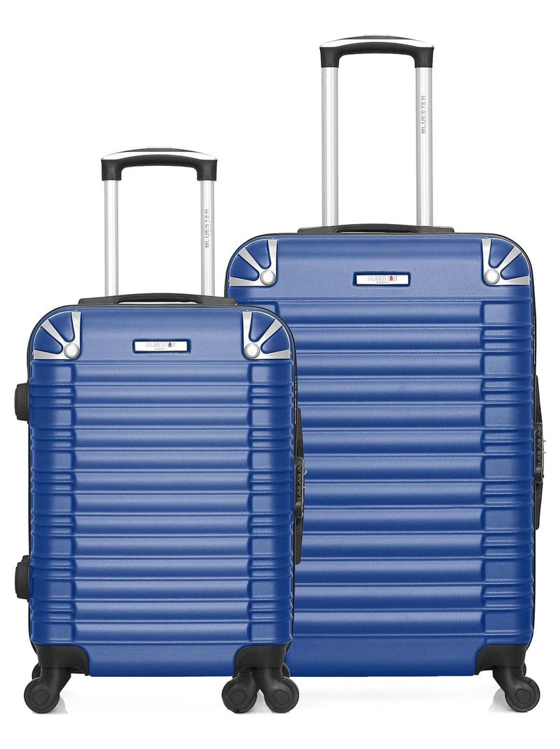 BLUESTAR - Lot de 2 - Valise weekend et valise cabine LIMA Bleu marine - Kiabi