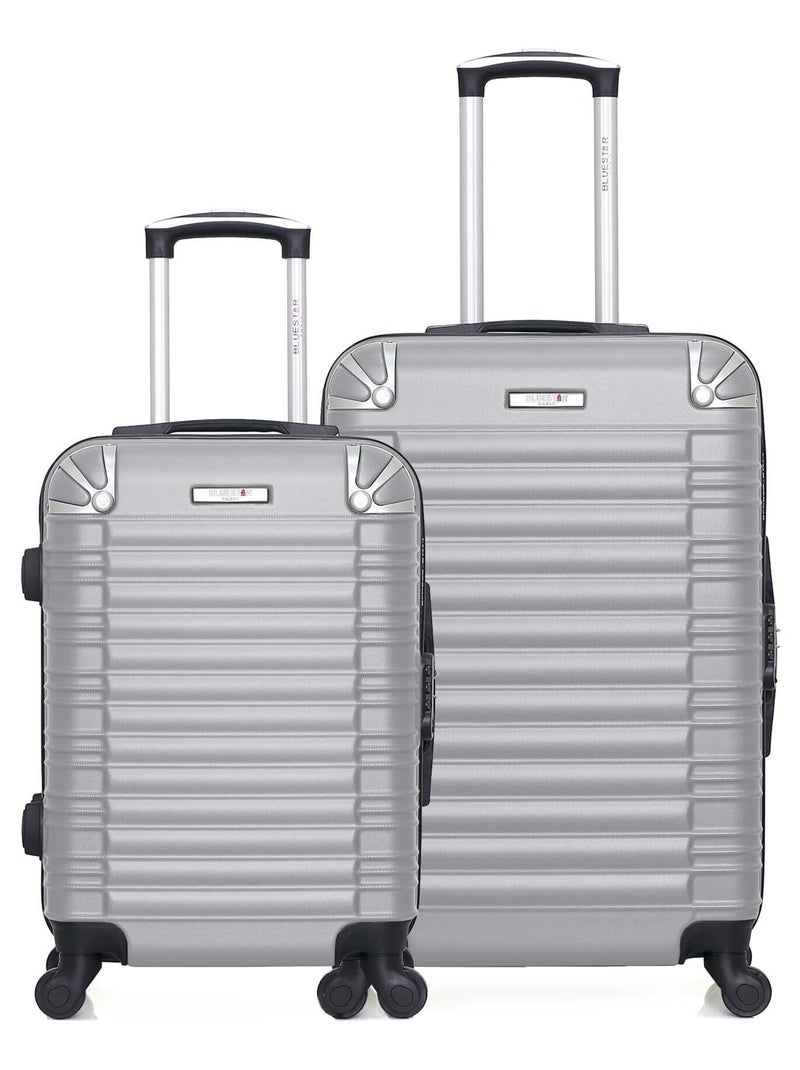 BLUESTAR - Lot de 2 - Valise weekend et valise cabine LIMA Gris - Kiabi