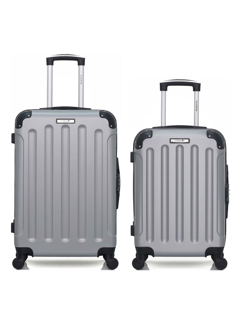 BLUESTAR - Lot de 2 - Valise weekend et valise cabine MADRID Gris - Kiabi