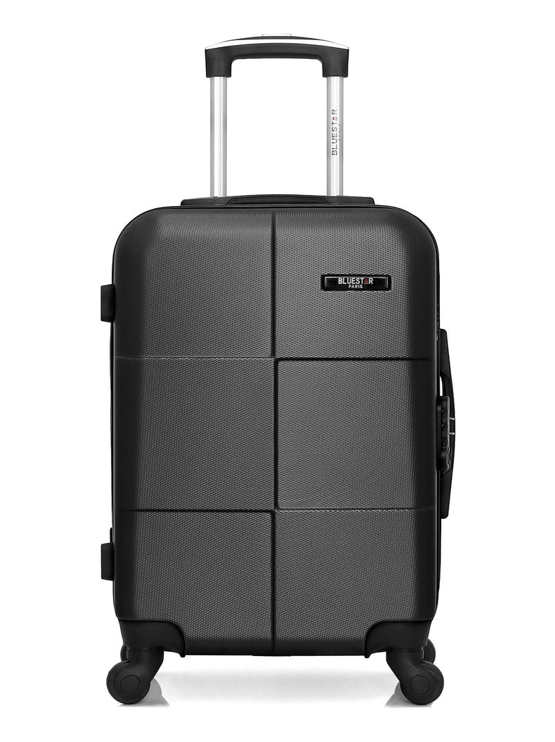 BLUESTAR - Lot de 2 - Valise weekend et valise cabine MIAMI Noir - Kiabi